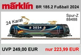 Märklin 88488 Z Elektrolokomotive Baureihe 185.2 Fußball Europameisterschaft
