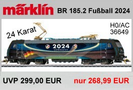 Märklin 36649 H0 Sound Elektrolokomotive Baureihe 185.2 Fußball Europameisterschaft